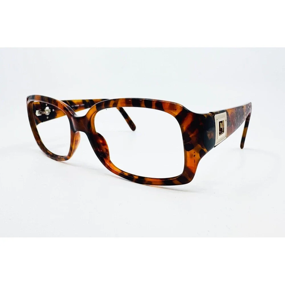 Kirkland Signature Eyeglasses Womens Tortoise Calabria Square 57-15-130 57mm
